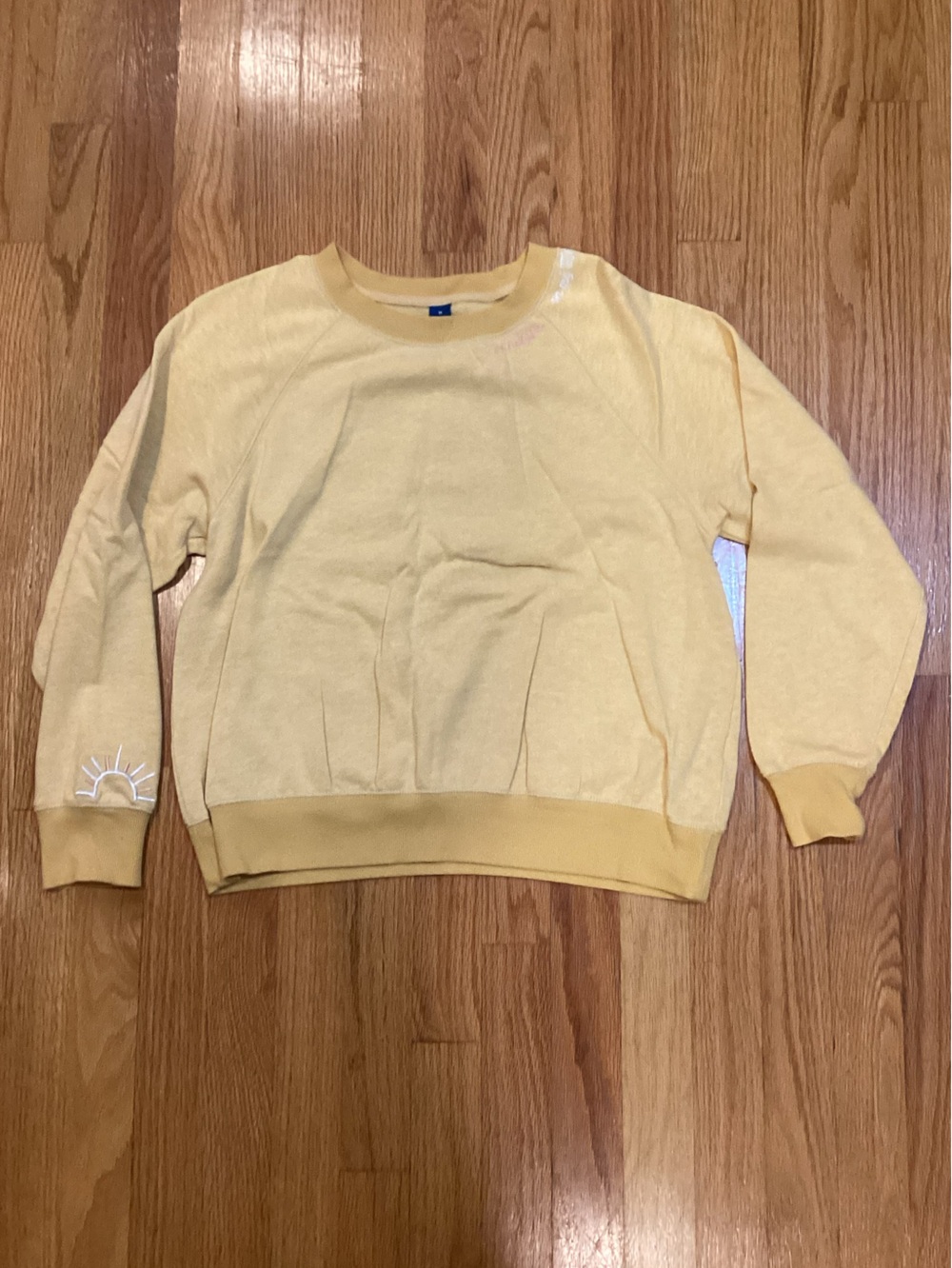 Old Navy Yellow Crewneck Sweater